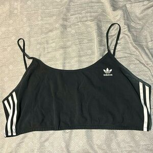 Adidas Black Plus Size Bralette